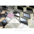 Elegent American Style Metal Look Glass Mosaic